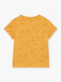 Senfgelbes T-Shirt mit Wüstenprint FLITIAGE / 23E3PGP3TMCB106